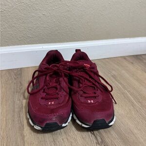 Under Armour Maroon Athletic Shoes